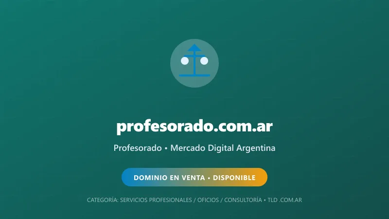 Identidad gráfica y activo digital para Profesorado en Argentina